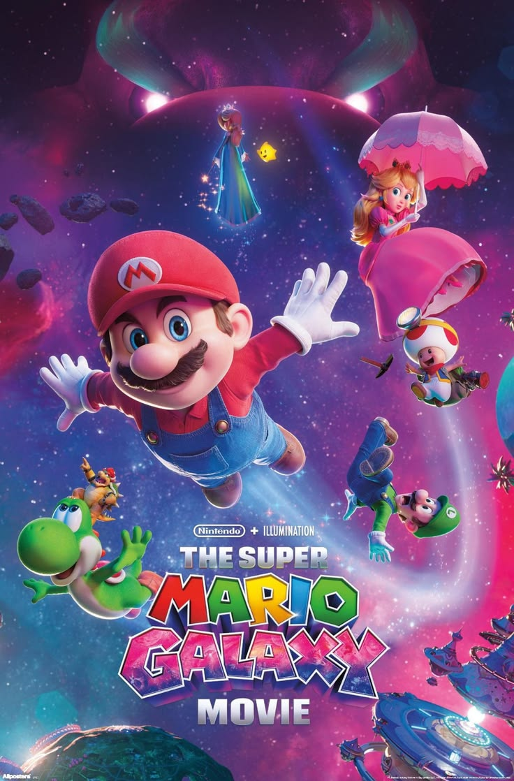 Capa de The Super Mario Galaxy Movie
